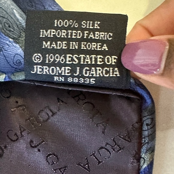 J. Garcia ‘Like a Twittering Machine’ Collection 14 silk necktie - Picture 4 of 4